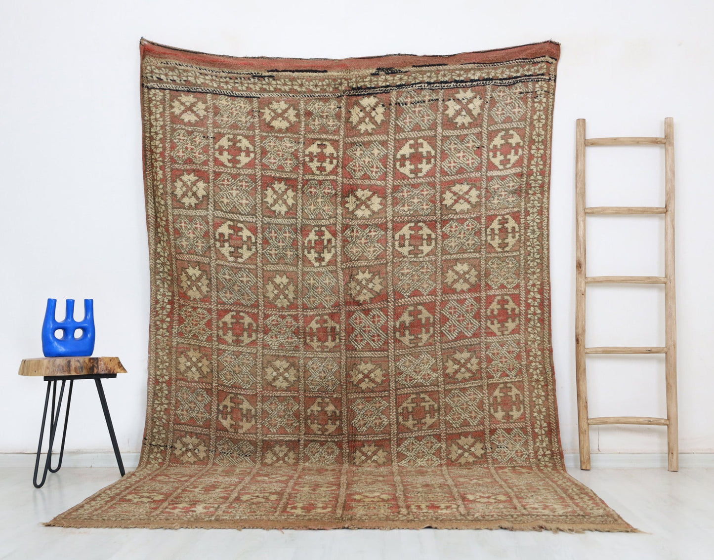 Qazia Vintage Moroccan Rug  5'9" x 9'6" - Street-Wave