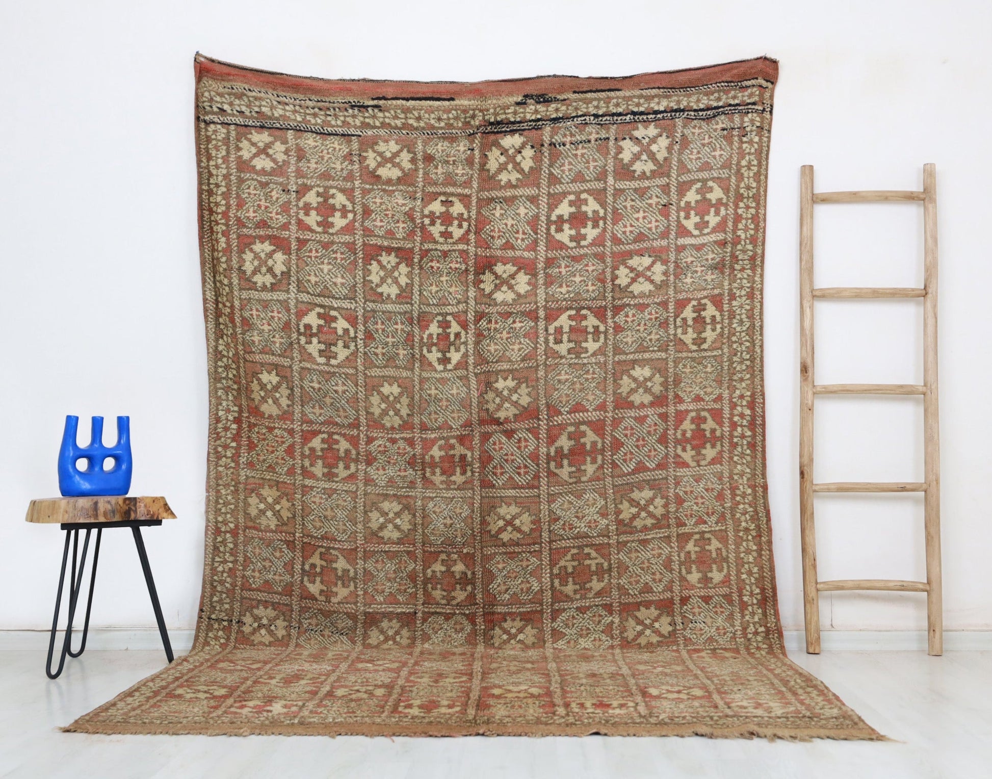 Qazia Vintage Moroccan Rug  5'9" x 9'6" - Street-Wave