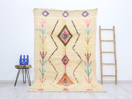 Amghar Moroccan Rug 5'1" x 8'3" - Street-Wave
