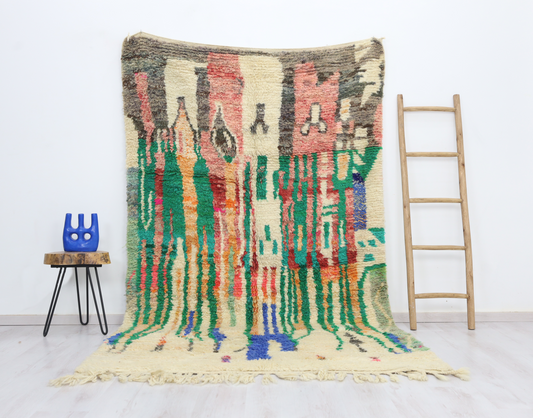 Furisa Moroccan Rug 5'5" x 9'3" - Street-Wave