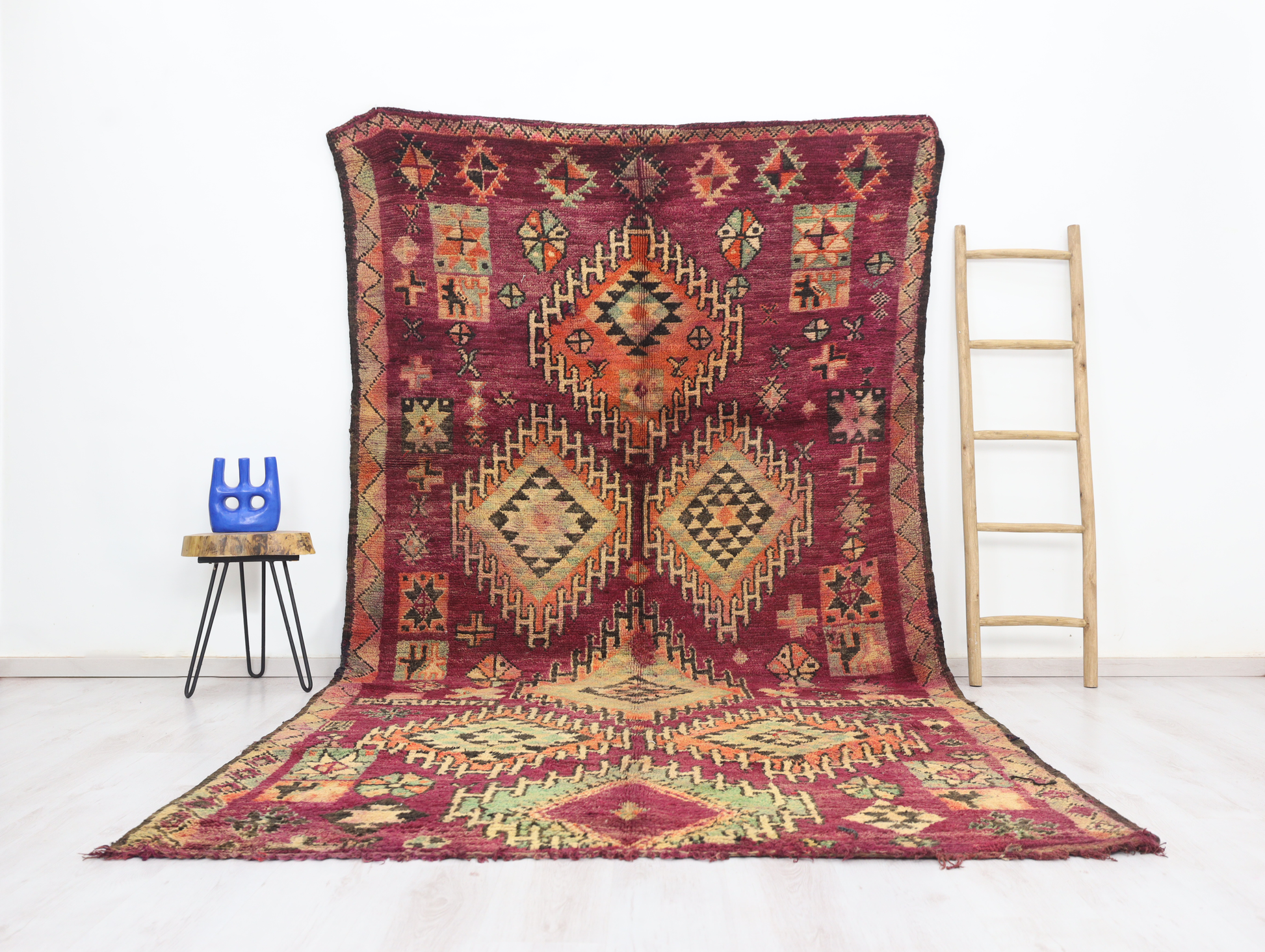 Tazrin Vintage Moroccan Rug  6'2" x 11'7" - Street-Wave