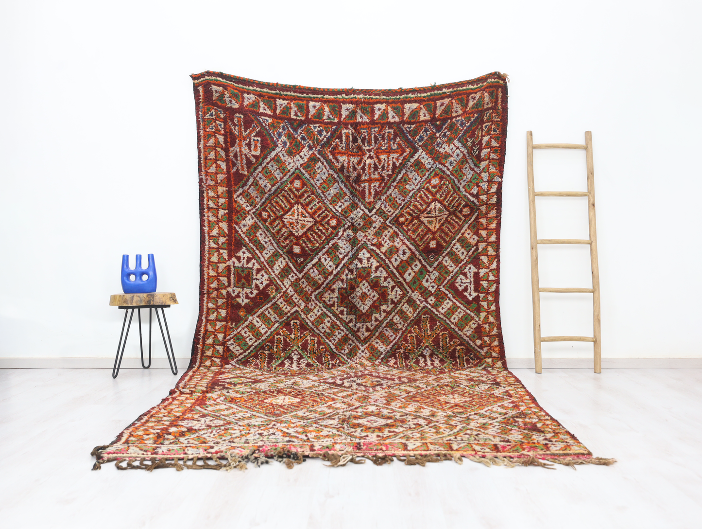 Aymur Vintage Moroccan Rug  6'5" x 11'9" - Street-Wave