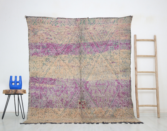 Cilyan Vintage Moroccan Rug  5'9" x7'2" - Street-Wave
