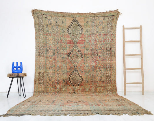 Asmun Vintage Moroccan Rug  5'8" x 11'2" - Street-Wave