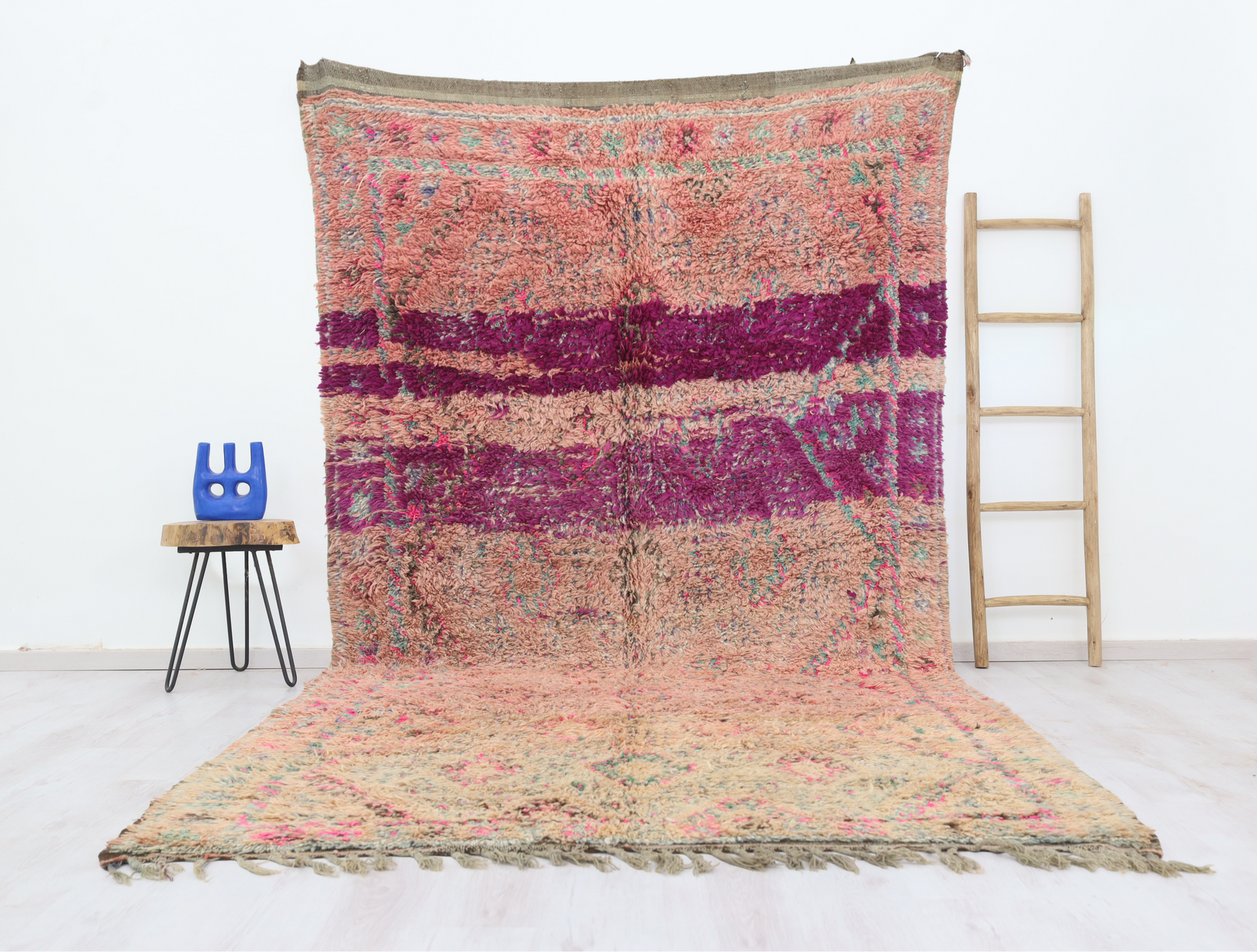 Idhilen Vintage Moroccan Rug  6'0" x11'6" - Street-Wave