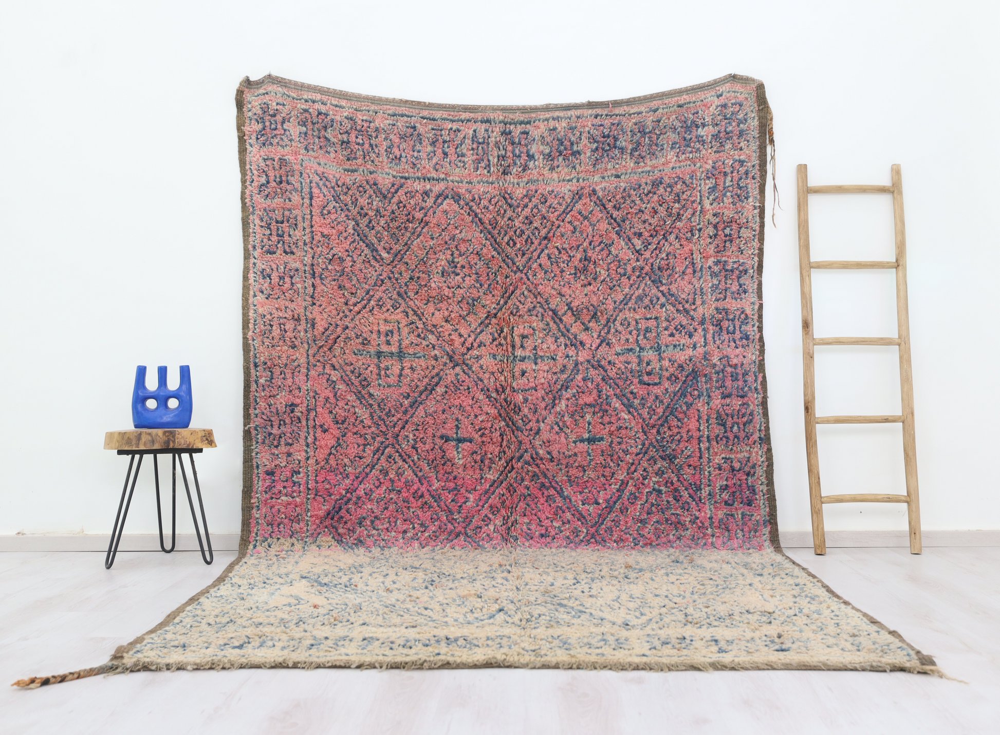 Imawen Vintage Moroccan Rug  6'5" x10'9" - Street-Wave