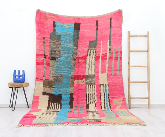 Awrin  Moroccan Rug 5'7" x 9'1" - Street-Wave