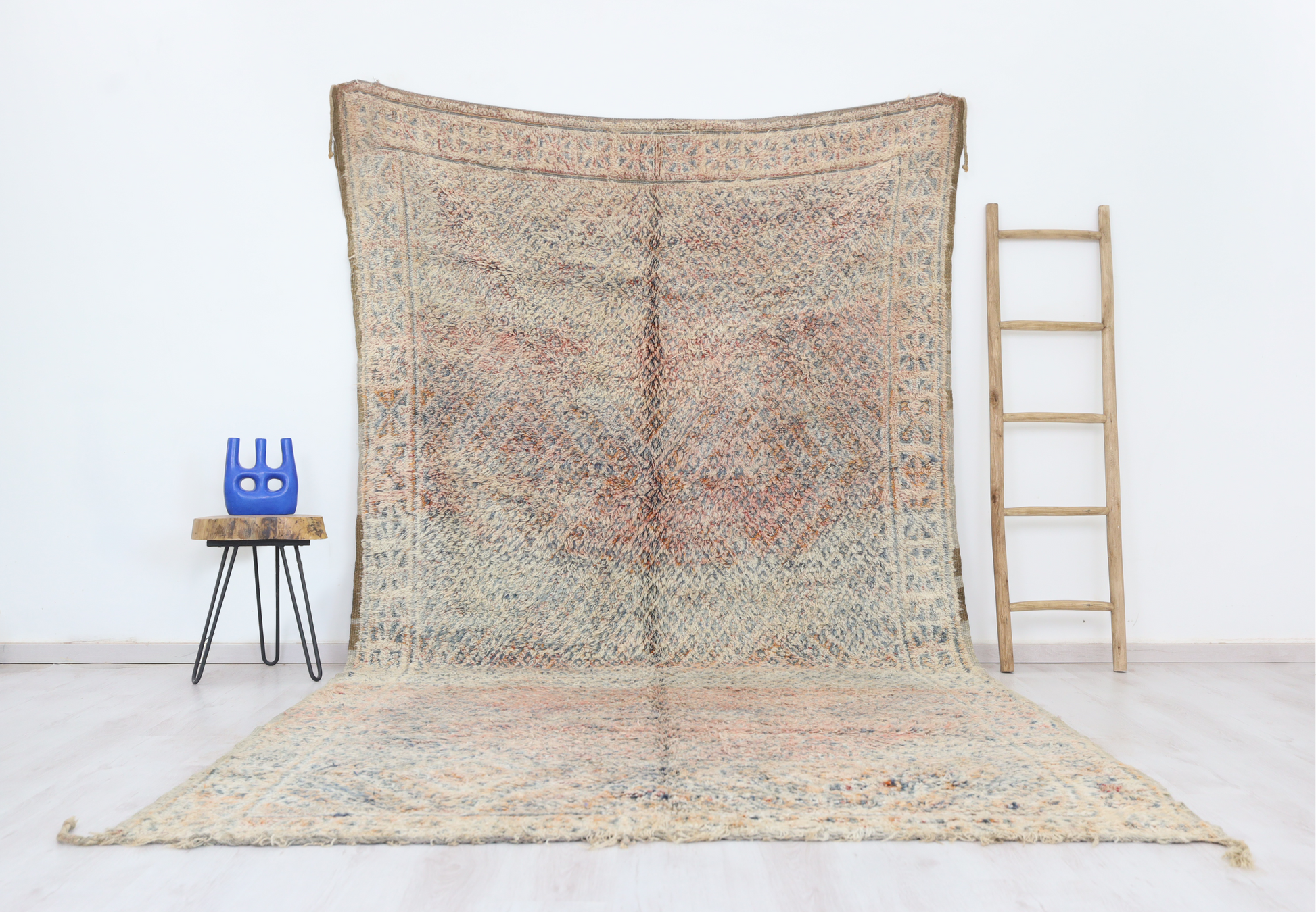 Irsen Vintage Moroccan Rug 6'6" x11'8" - Street-Wave