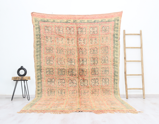 Tafuktit Vintage Moroccan Rug 5'8" x9'6" - Street-Wave
