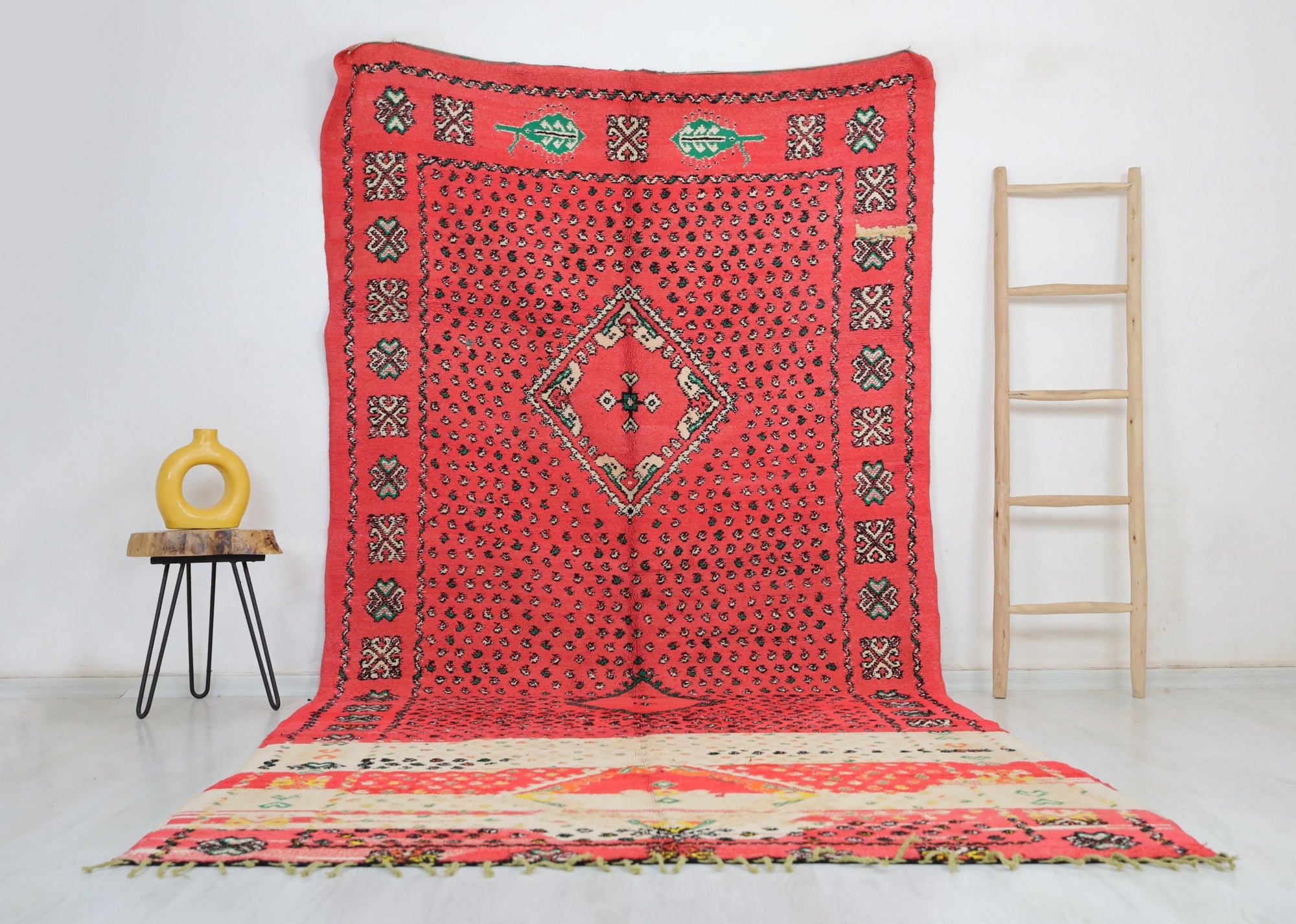 Beti Vintage Moroccan Rug  5'7" x 11'7" - Street-Wave