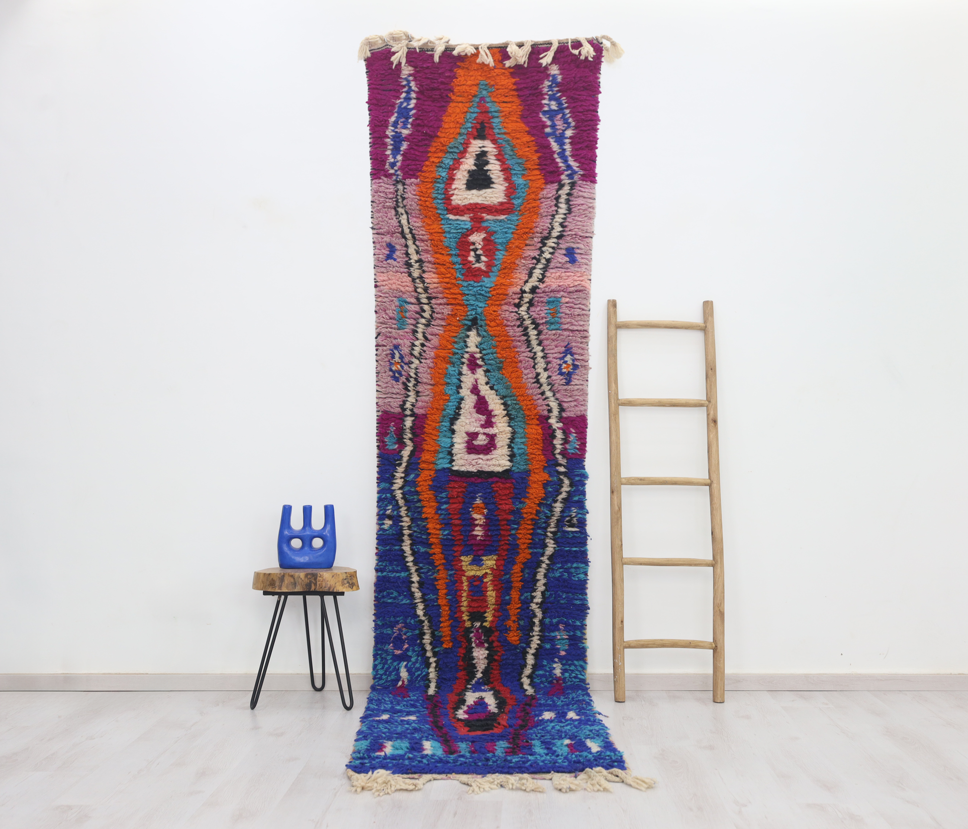 Tadlaft Moroccan Rug  2'6" x 11'5" - Street-Wave