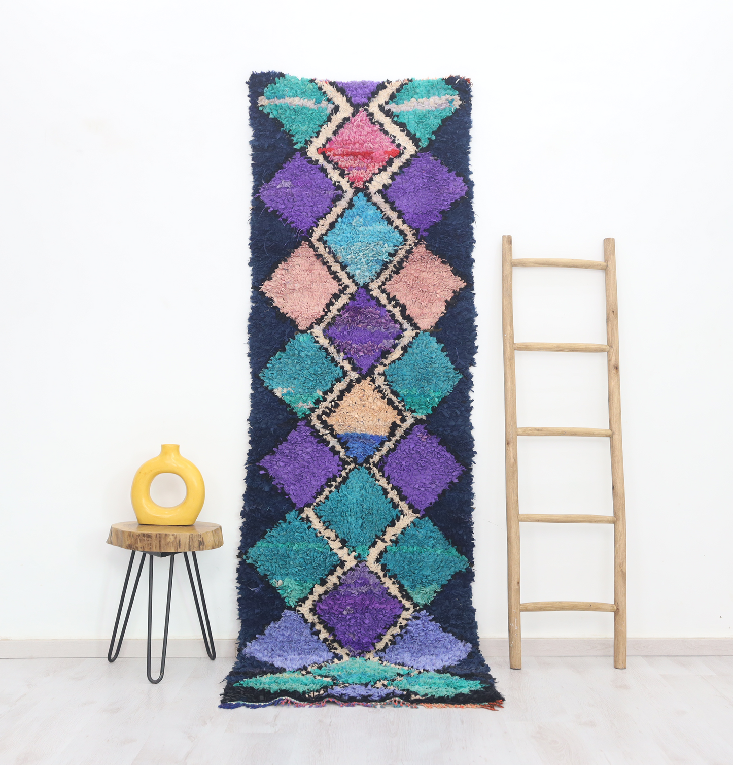Tifan Moroccan Rug 2'5" x 8'2" - Street-Wave