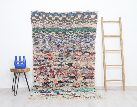 Akli  Moroccan Rug 4'1" x 7'0" - Street-Wave