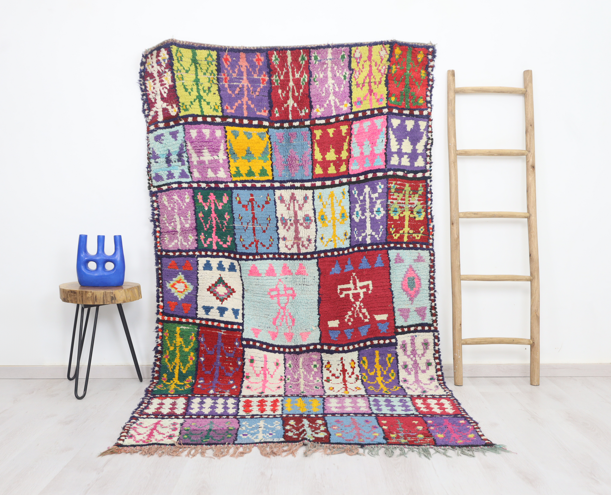 Tinhinan Moroccan Rug 4'4" x 8'2" - Street-Wave