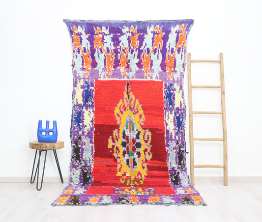 Ijja Moroccan Rug 4'0" x 8'3" - Street-Wave