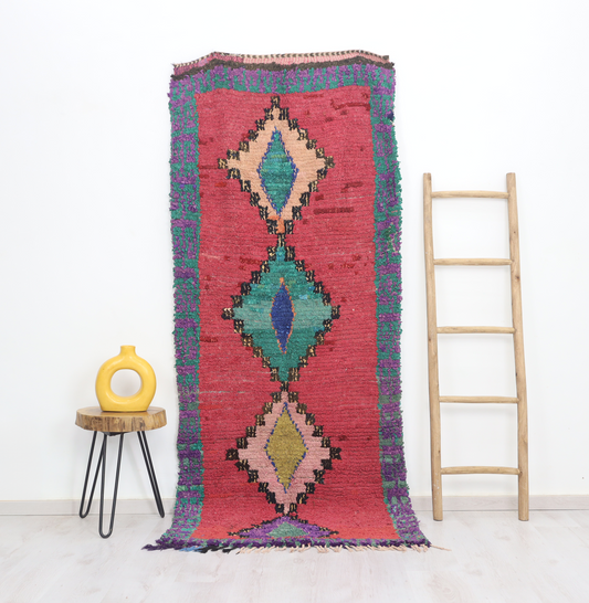Tamenna Moroccan Rug 3'3" x 8'1" - Street-Wave