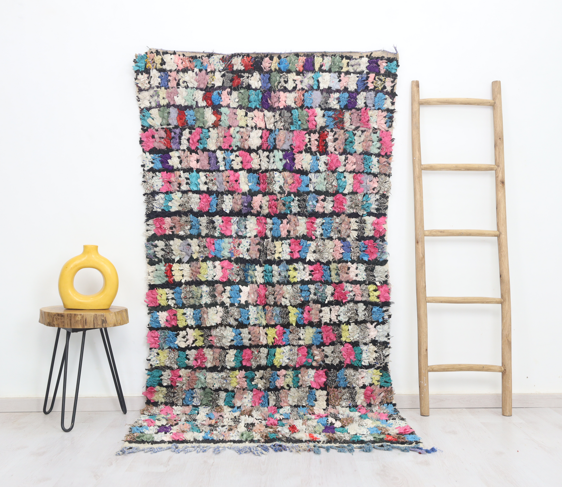 Hetouche Moroccan Rug 3'7" x 7'1" - Street-Wave
