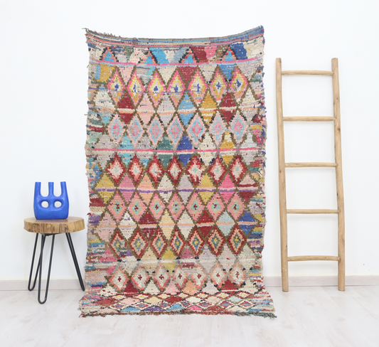 Issid Moroccan Rug 3'7" x 6'8" - Street-Wave