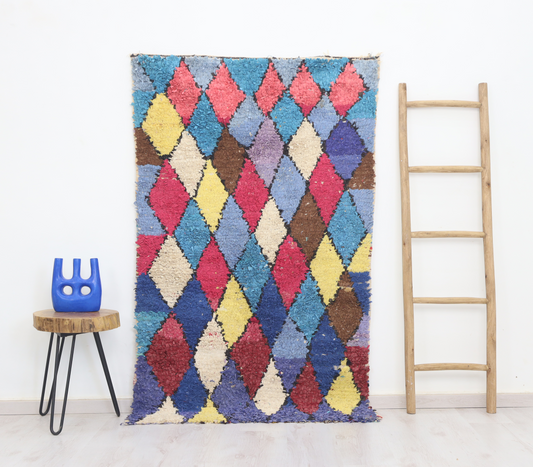 Idel  Moroccan Rug 3'6" x 5'9" - Street-Wave