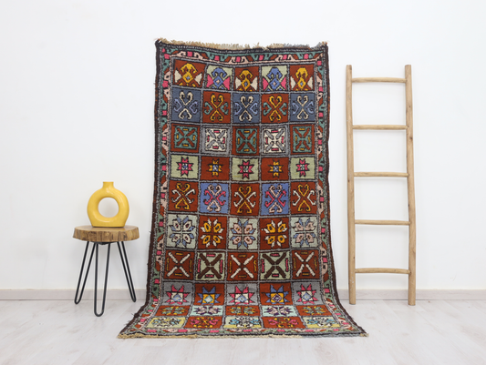 Aslay  Moroccan Rug 3'6" x 7'3" - Street-Wave