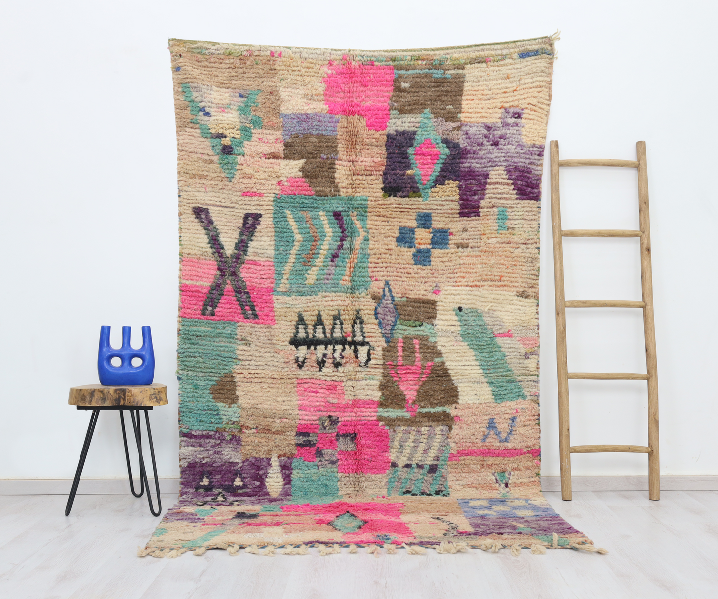Aglid  Moroccan Rug 4'9" x 8'1" - Street-Wave