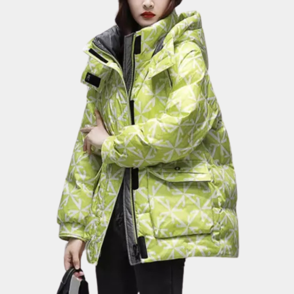 Street-Wave Puffer Winter Jacket For Women Warm Insulated Cozy Chic Stylish Outerwear For Everyday Wear