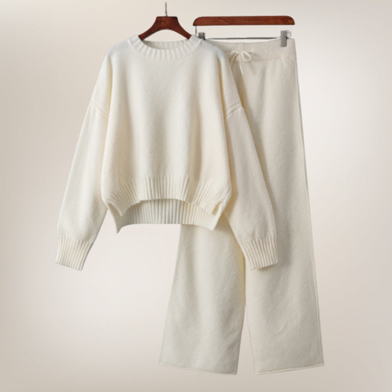 Street Wave Sophie Breathable Knit Set for Women Effortless Comfort
