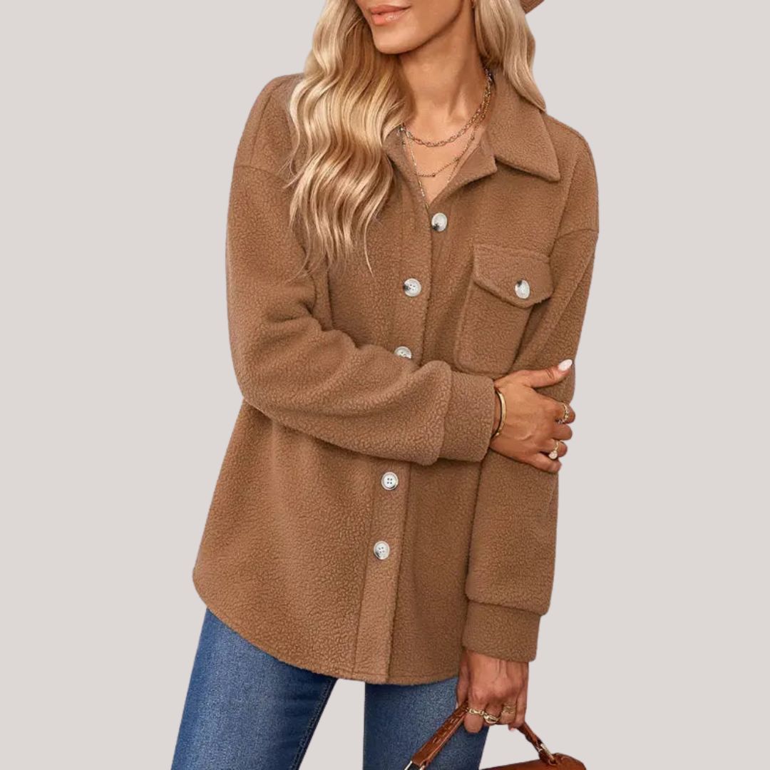 Street-wave Teddy Coat For Women Cozy Warmth With Soft Fleece Exterior Chic Everyday Outerwear