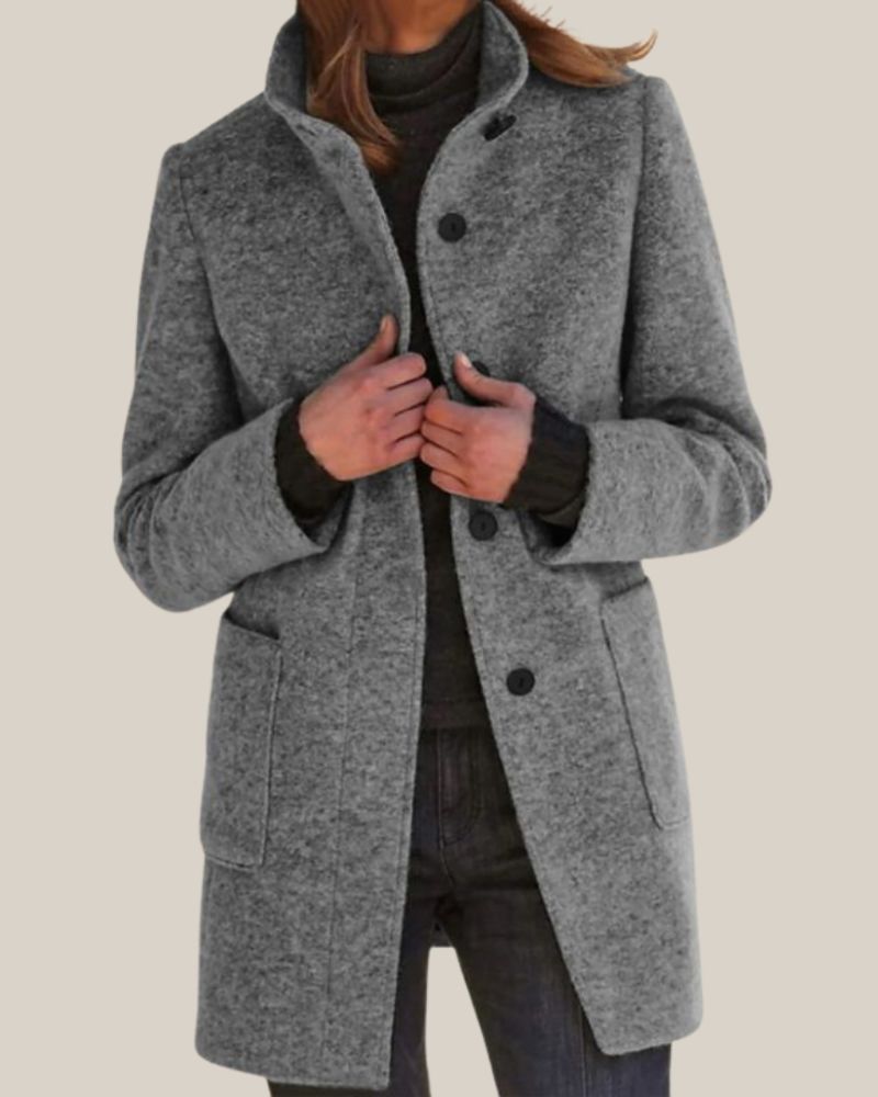 Street-wave Emerald Green Coat For Women, Classic Yet Stylish Winter Jacket, Warm And Cozy Outerwear