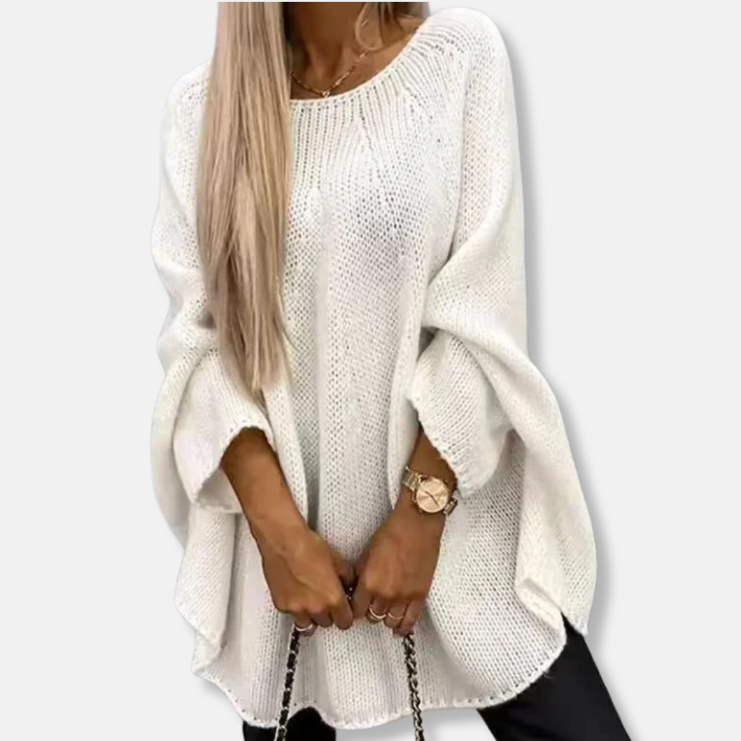 Cozy Chunky Knit Sweater Oversized Tunic Women Street Wave