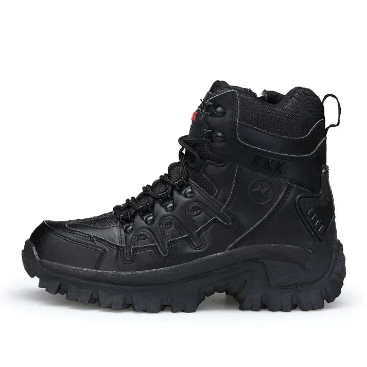 Street-wave Waterproof Tactical Boots for Outdoor Adventurers Rugged Non Slip Comfort