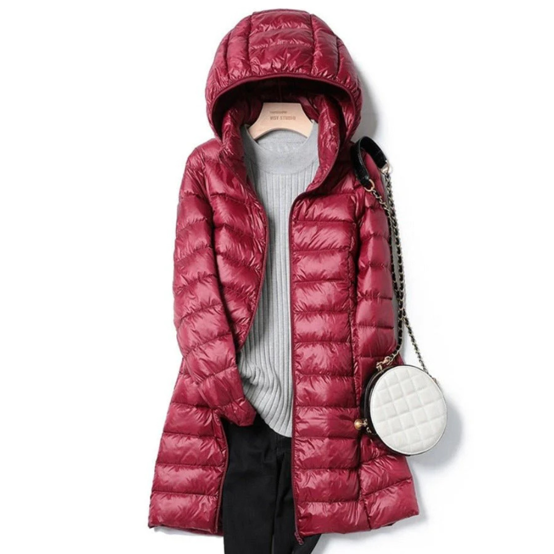 Streetwave For Women Puffer Jacket With Hood For Cold Weather Warmth And Comfort Outdoor Style