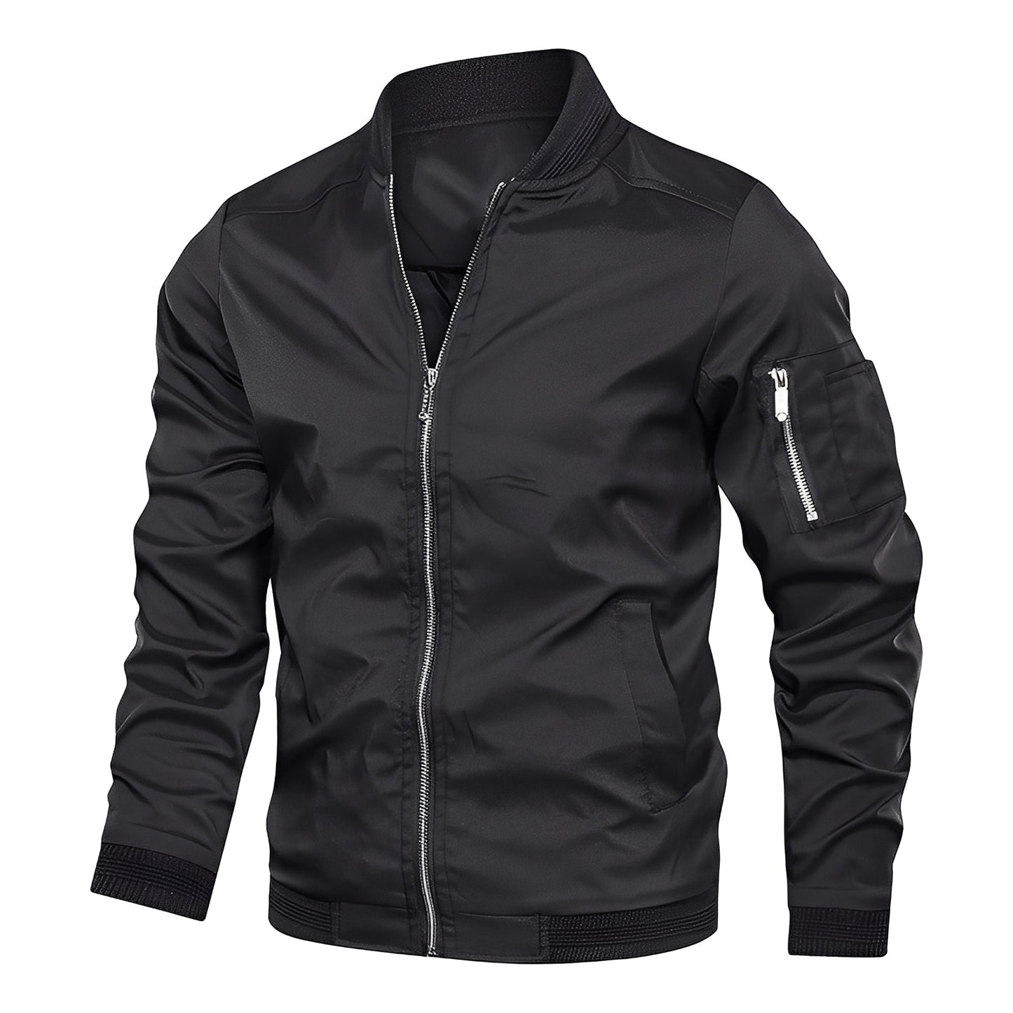 Street-wave Men's Bomber Jacket Modern Sport Style With Premium Comfort For Everyday Wear