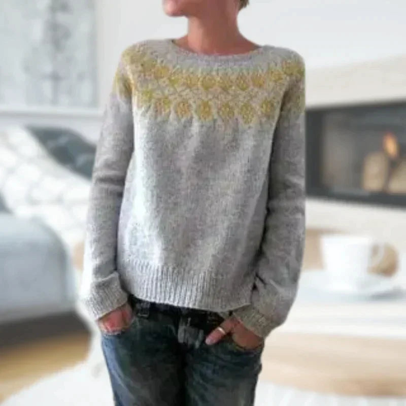 Street-Wave Cozy Knit Sweater For Women All Day Comfort Warmth And Trendy Style For Casual Everyday Wear