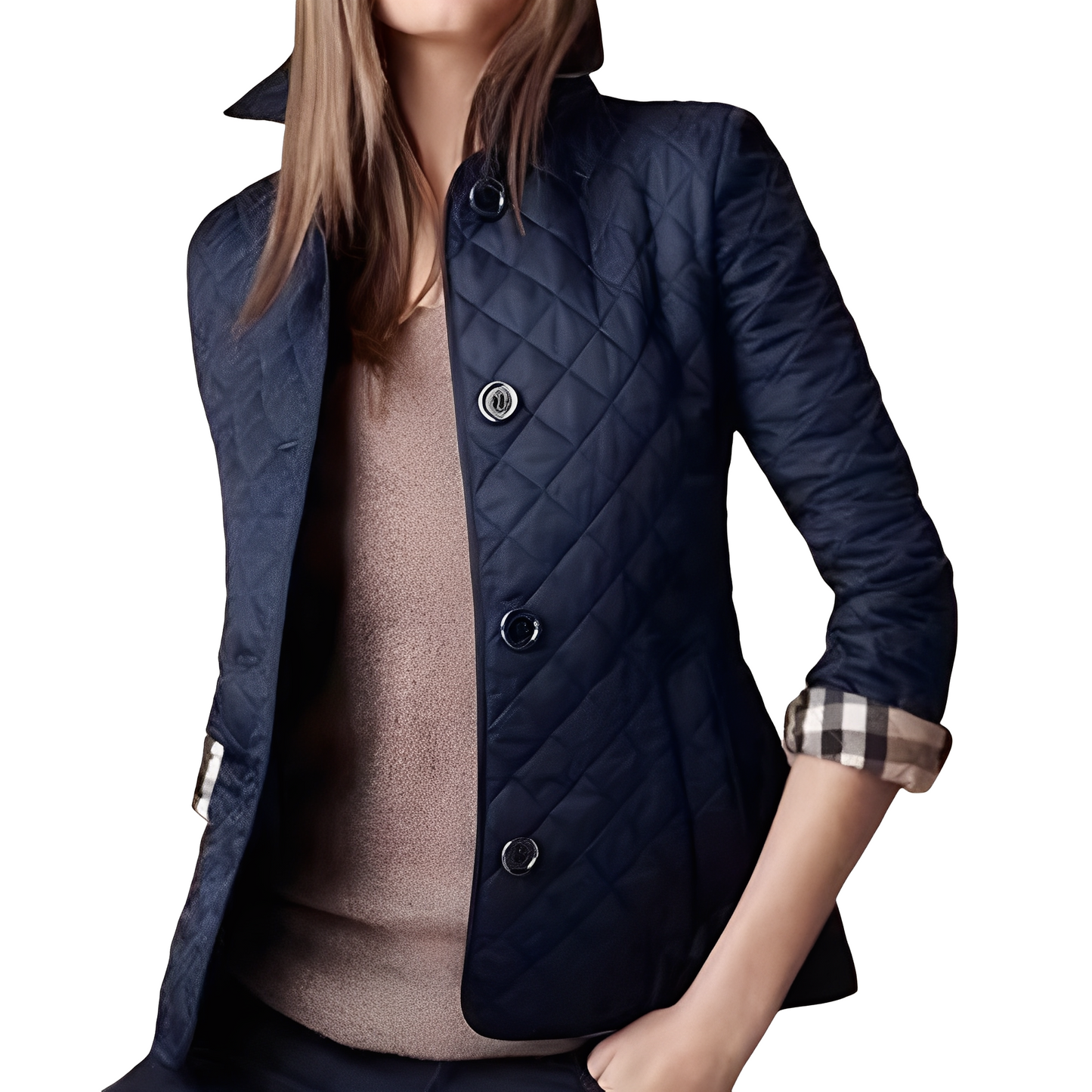 Street-wave Slim Fit Quilted Jacket For Men With Button Front And Premium Comfort