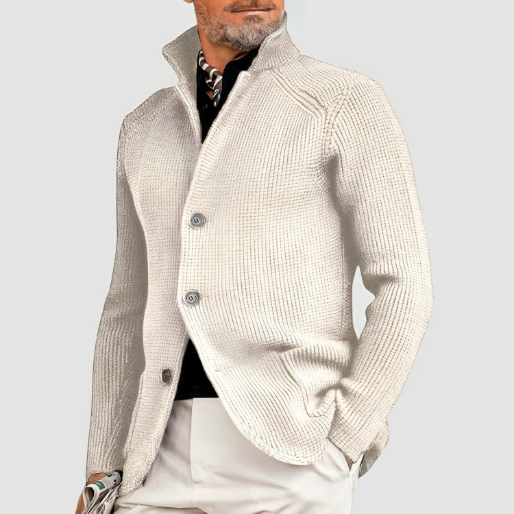 Street-wave Mens Cashmere Coat With Button Front Premium Luxury Outerwear For Everyday Elegance