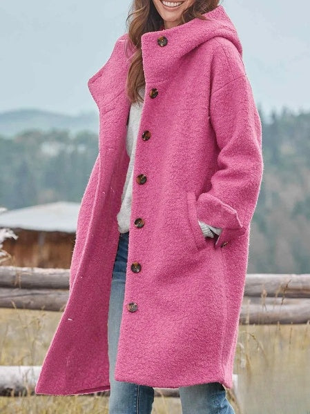 Street Wave Oversized Coat For Women Blue Cozy Comfort And Effortless Style Premium Quality Warmth