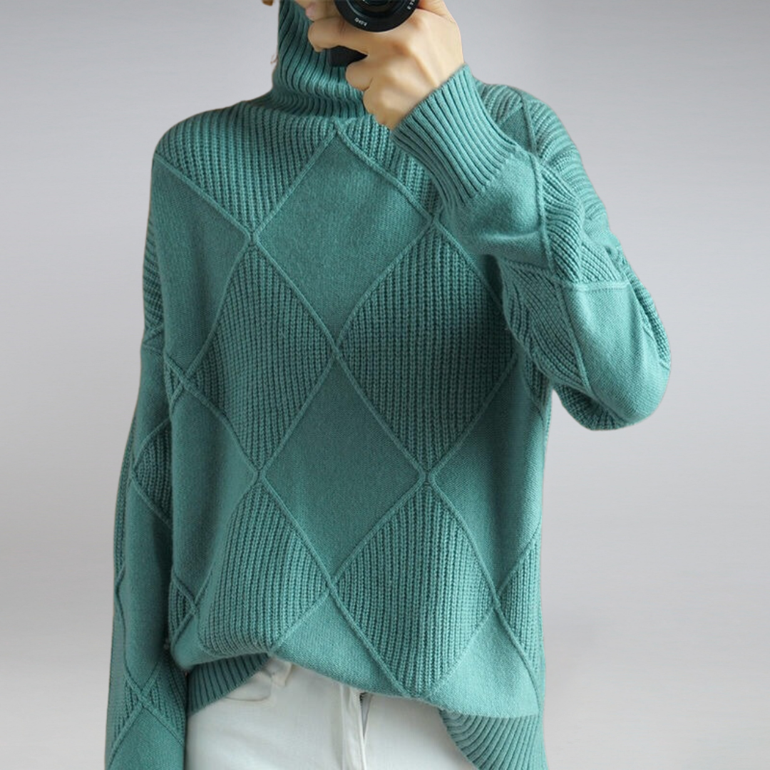 Street-wave Women Turtleneck Sweater Cozy Knit For Timeless Chic Warmth And Luxury Comfort