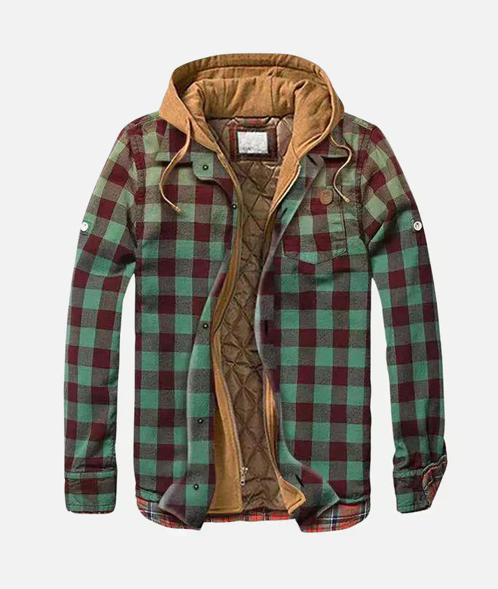 Streetwave Patchwork Plaid Jacket With Relaxed Fit For Urban Streetwear Fans Bold All Season