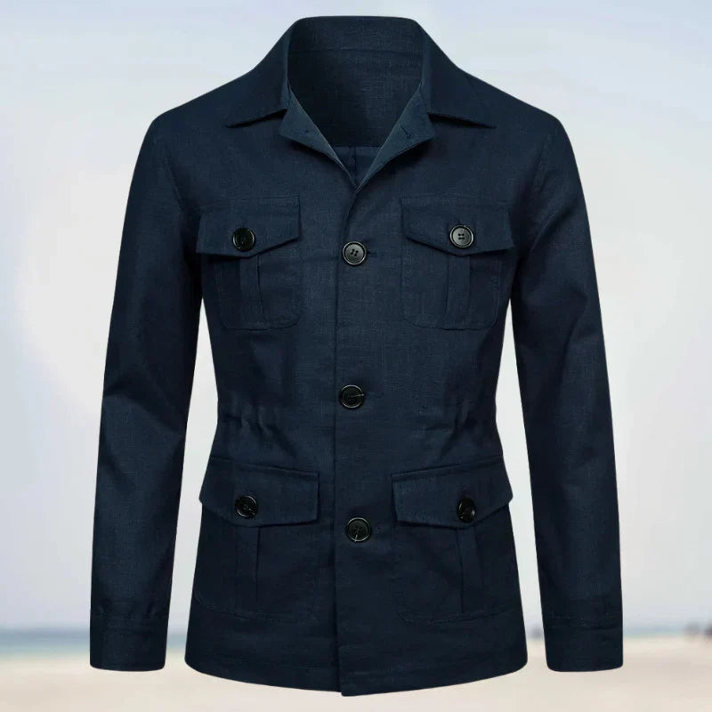 Street-Wave Men's Winter Jacket With Extended Length And Multiple Pockets For Everyday Warmth