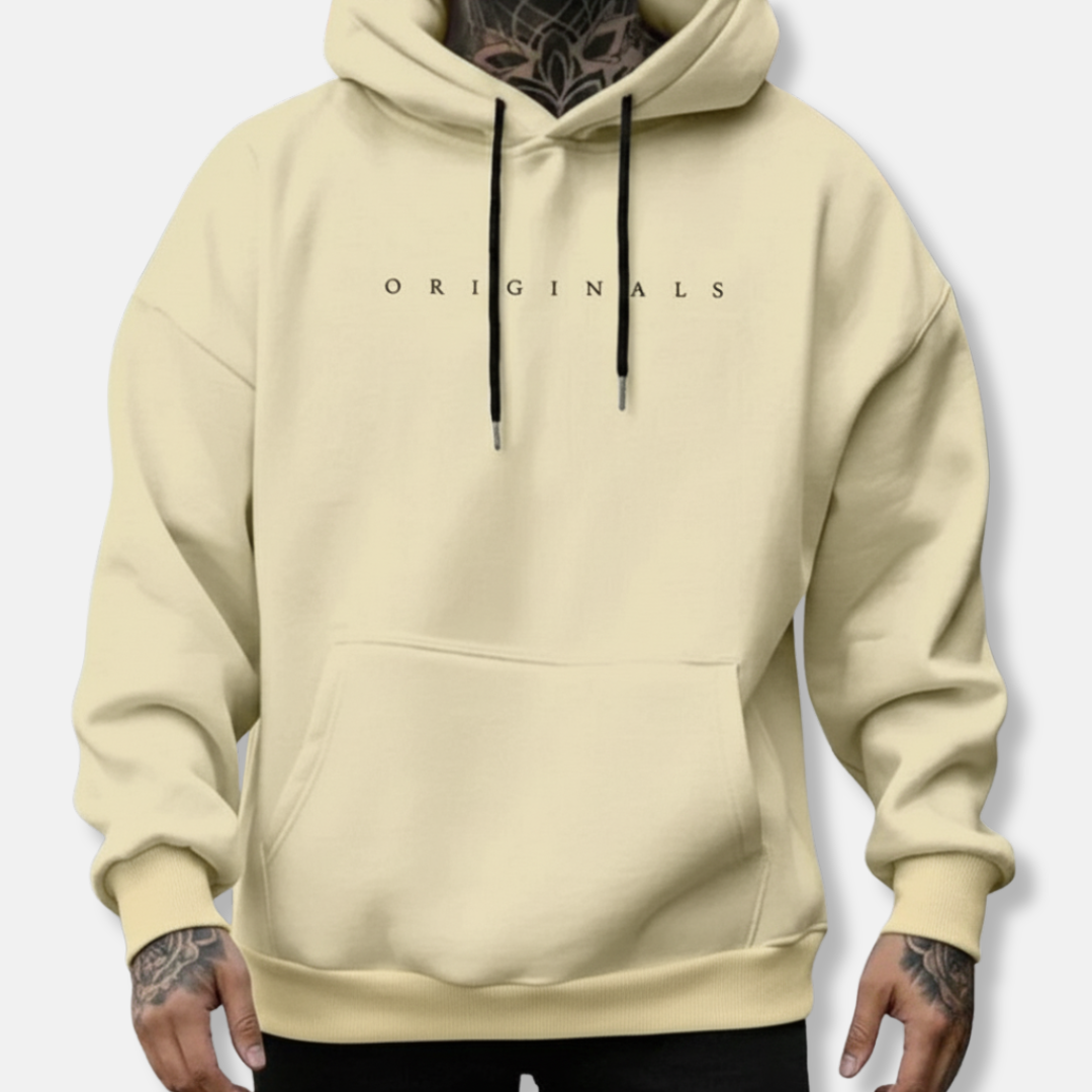 Street Wave Oliver Originals Cotton Hoodie For Men Classic Fit Minimalist Chest