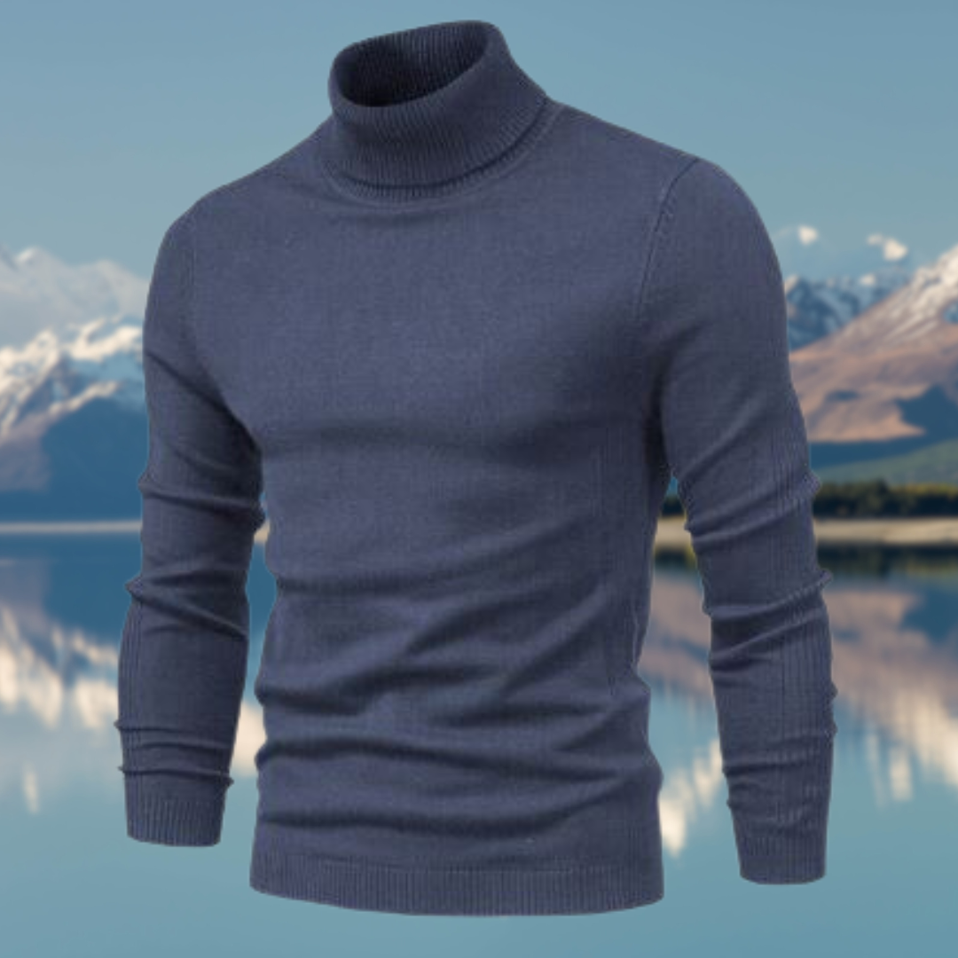 Street-wave Turtleneck Sweater With Cozy Multi-Layer Lining For Everyday Comfort Unisex Knit