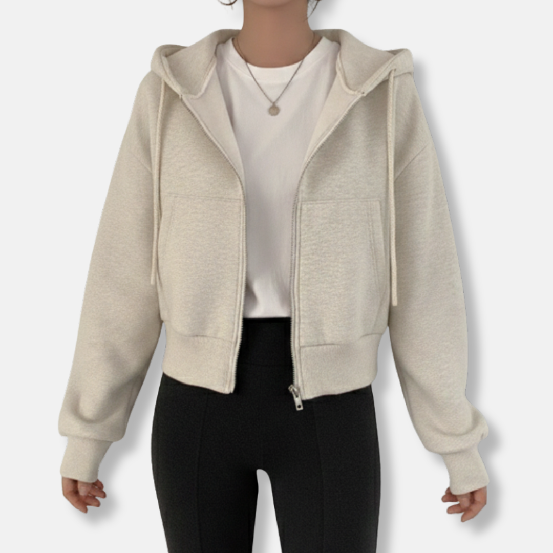Street Wave Womens Zip Up Hoodie Fleece Lined Cozy For Women Oversized