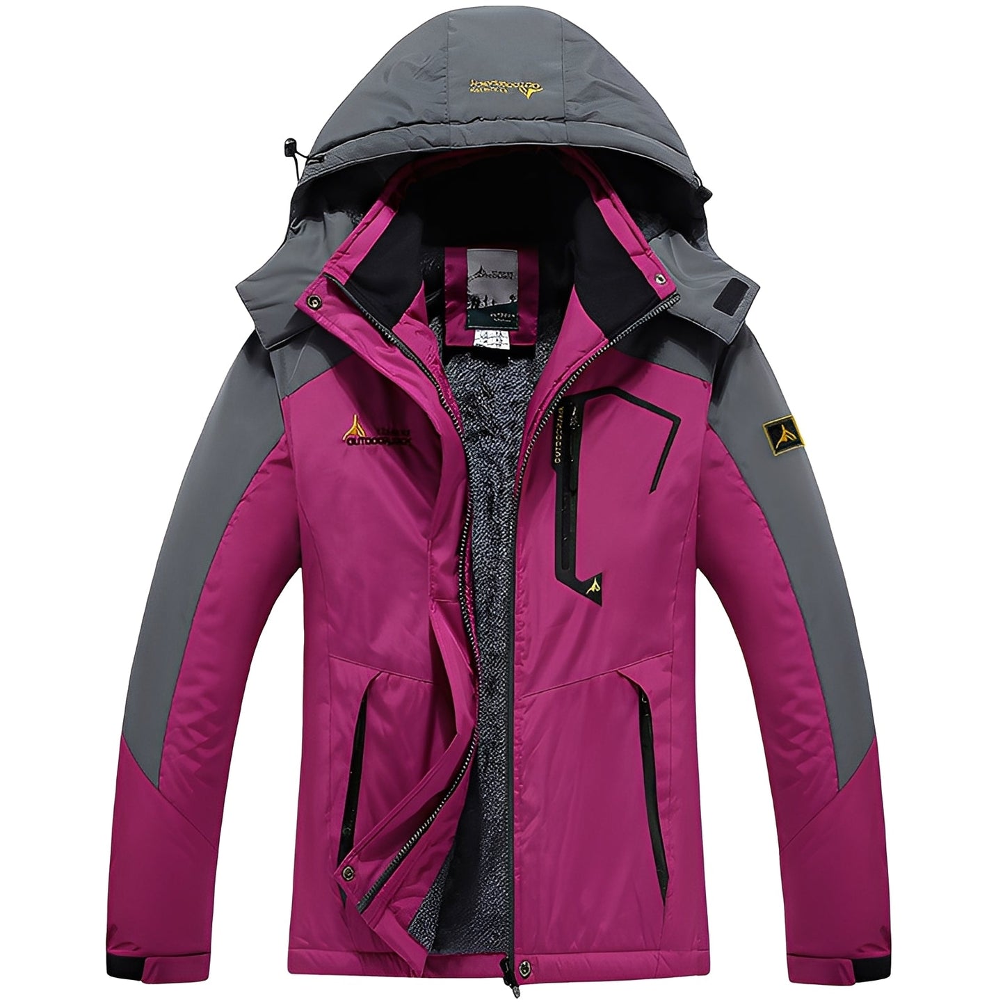 Street-Wave Womens Fleece-Lined Winter Jacket With Windproof Weatherproof Protection