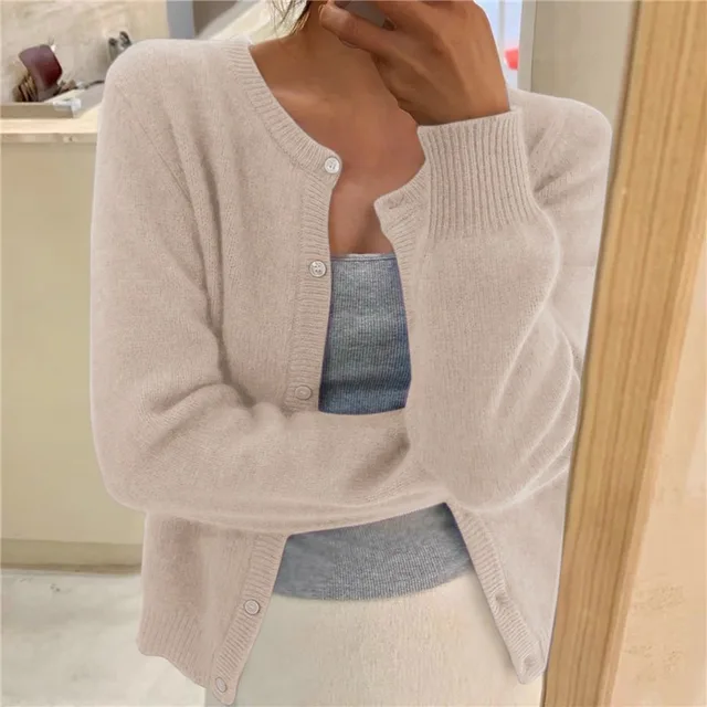 Street-wave Soft Knit Cardigan For Women - Cozy Breathable Comfort, Versatile Everyday Wardrobe