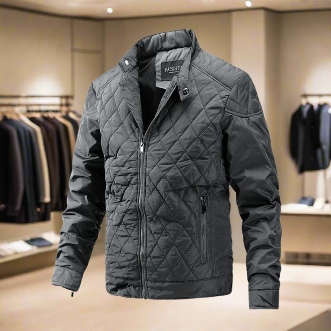 Streetwave Quilted Jacket For Everyday Wear Versatile Insulated Outerwear For Men