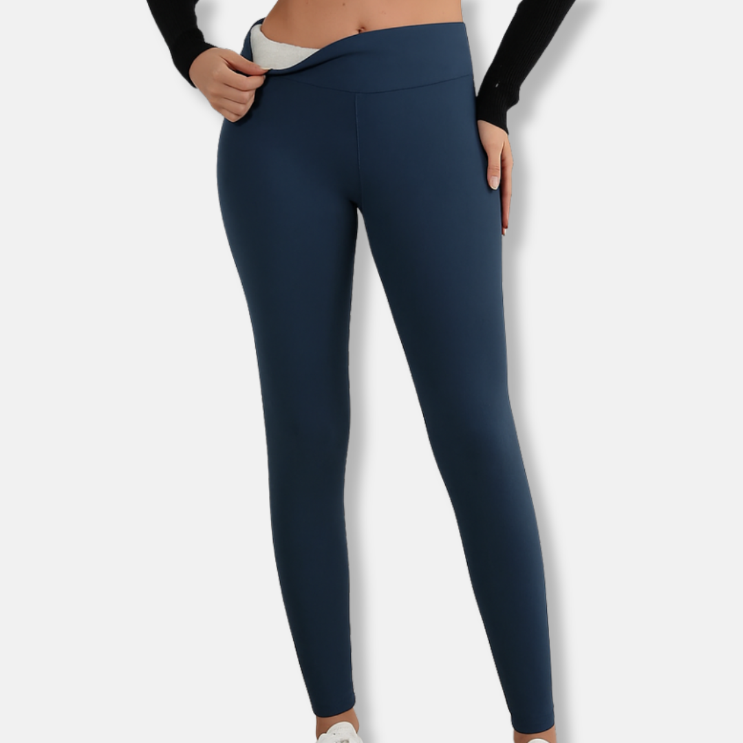 Nordisk-Flair Women's Plush Lined High Waist Leggings Full Length For Women