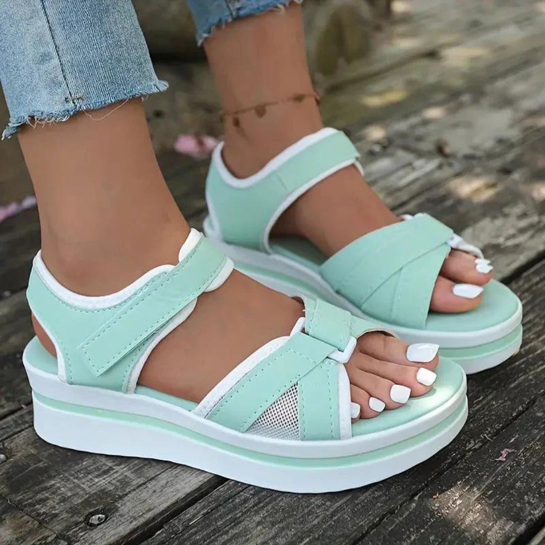 Street-Wave Platform Sandals For Women With Orthopedic Comfort And Lightweight Design
