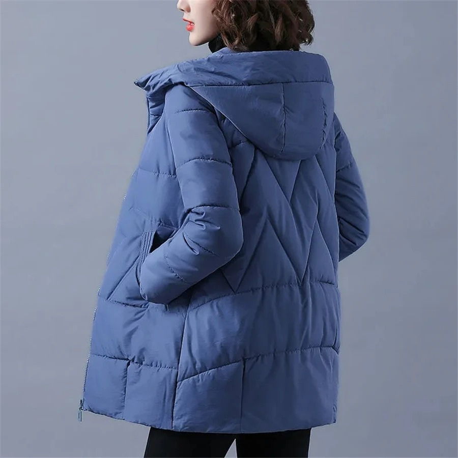 Chloe Womens Cozy Warm Hooded Winter Jacket Street-Wave