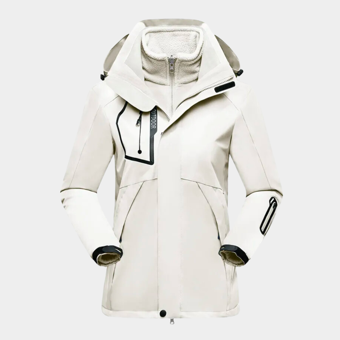 Street-wave Women Windbreaker Outdoor Jacket Waterproof Windproof Breathable All-Weather Warm